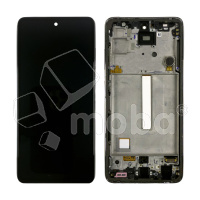 Дисплей для Samsung Galaxy A52/A52 5G/A52s 5G (A525F/A526B/A528B) модуль с рамкой Черный - OR Ref. (SP)