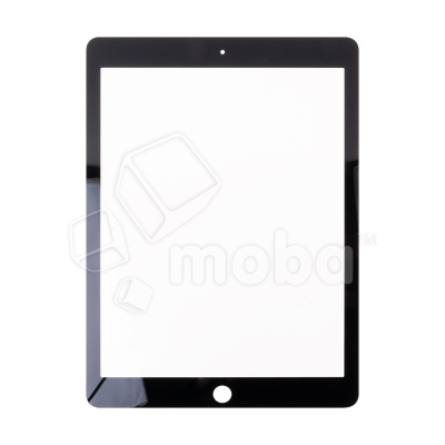 Стекло для переклейки iPad Pro 9.7" 2016 (A1673/A1674/A1675) в сборе с OCA пленкой Черный - OR (Mitsubishi)