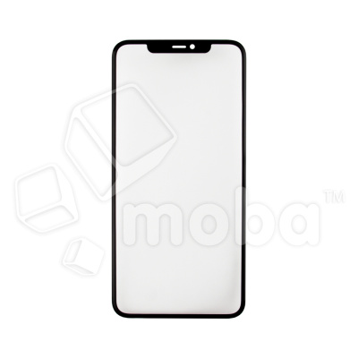 Стекло для переклейки iPhone 11 Pro Max в сборе с OCA пленкой Черный - OR (Mitsubishi)