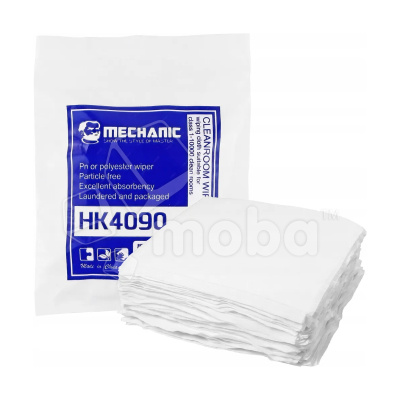 Салфетки для чистки дисплеев одноразовые Mechanic HK4090 (антистатические, безворсовые, 10*10 см, 100 шт.)