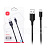 Кабель USB - Lightning XO NB143 (2.4A, оплетка ткань) Черный